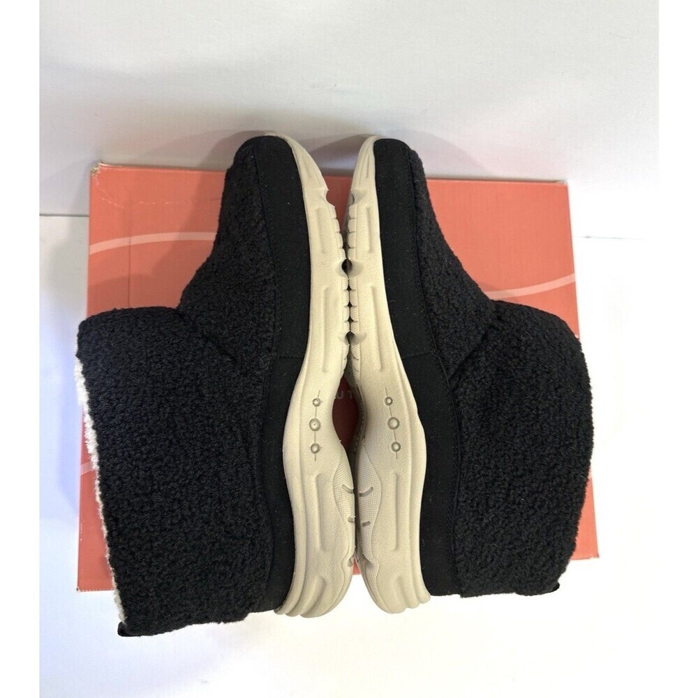 Easy Spirit SE Brindle2 Women’s Booties Black Size 9 Wide Comfort Fleece Lined - Picture 4 of 8